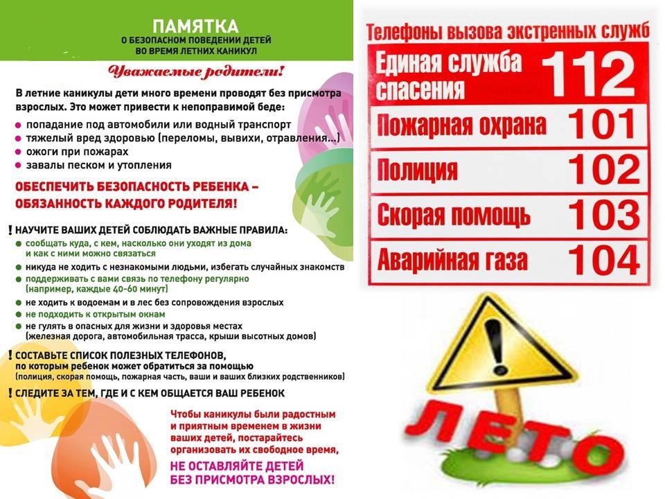Памятка для родителей.